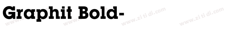 Graphit Bold字体转换 Graphit Bold字体转换